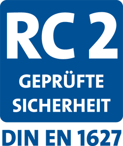 Sicherheitshaustüre von Ihrer BHG Haustüren mit zertifizierte Einbruchssicherheit nach DIN EN 1627 - RC 2